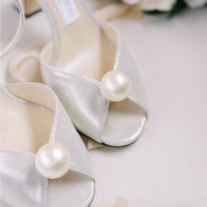 Jimmy Choo size 8.5 Bride shoe (wore once!)